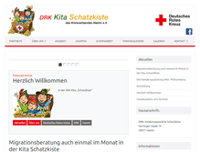 Tablet Screenshot of drk-kitaschatzkiste.de